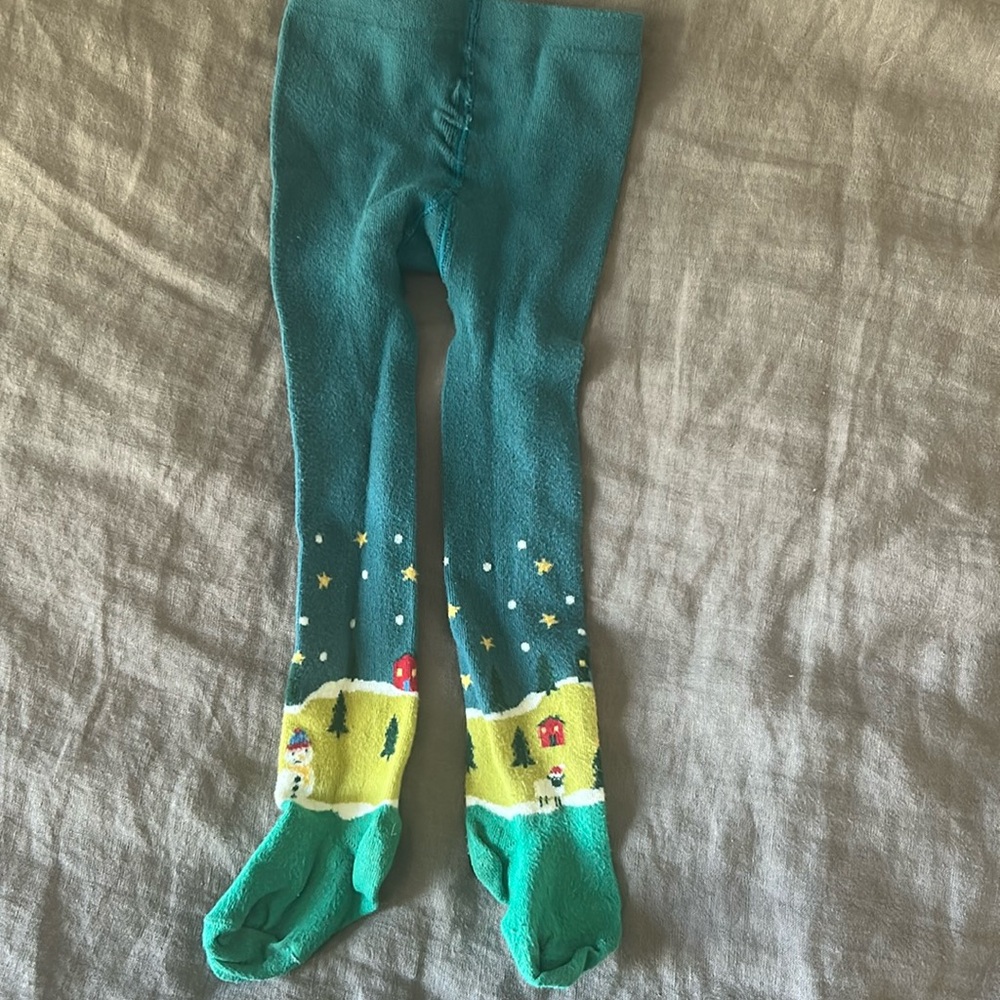 Frugi kids tights size 1-2 (86-92cm) holiday tights